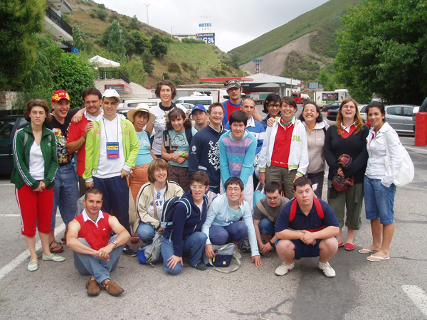 Grupo de Jóvenes de AVIVA de camino a la Coruña